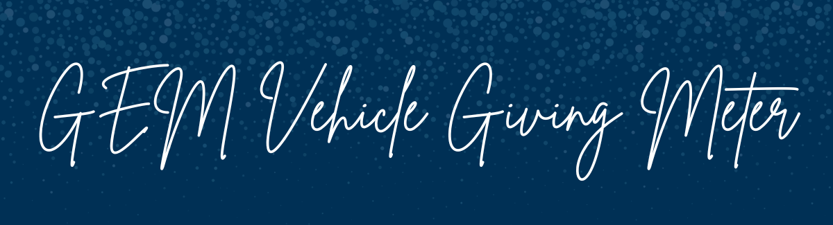 GEM vehicle Giving Meter