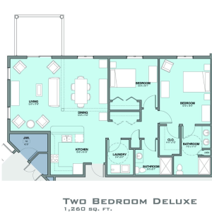 2 Bedroom Wheaton Deluxe