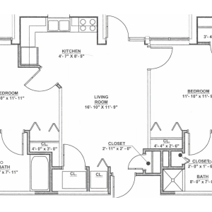 royer west 2br floorplan